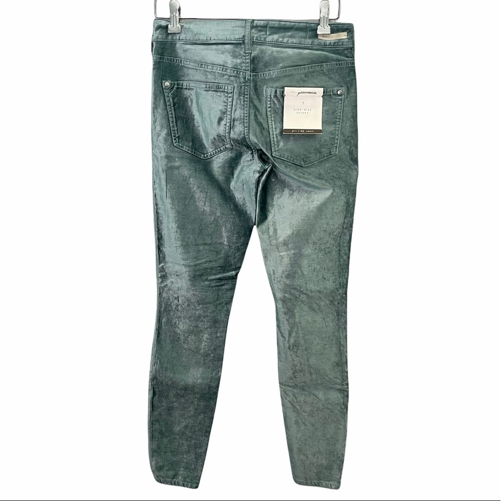 NWT PILCRO High Rise Skinny Velvet Ankle Jeans Size 25 - Picture 2 of 5